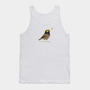 Myna Bird with a leaf Tank Top